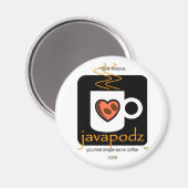 JavaPodz 2009 Frig Mag Magnet (Vorderseite/Rückseite)
