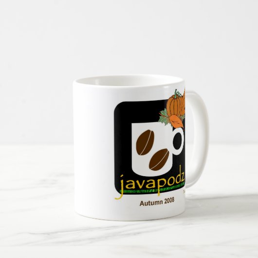 JavaPodz Herbst-Kaffee-Tasse 2008 Kaffeetasse (VorderseiteRechts)