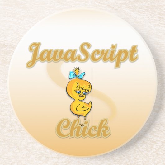 JavaScript Chick Getränkeuntersetzer (Vorne)