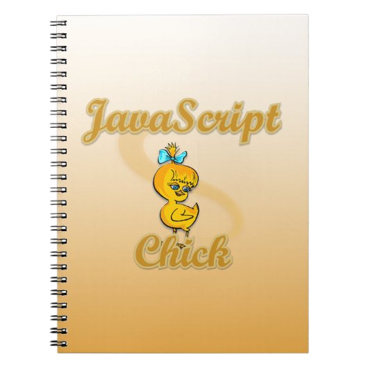 JavaScript Chick Notizblock (Vorderseite)