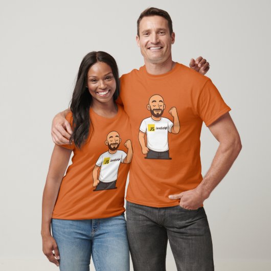JavaScript Coder Power – White Tee (Unisex)