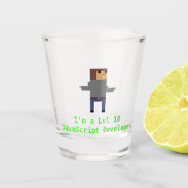 JavaScript Developer Shot Glass Schnapsglas