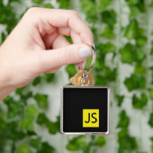 JavaScript-Fan-Button-Schlüsselanhänger Schlüsselanhänger (Hand)