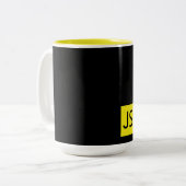 JavaScript-Fan-Tasse Zweifarbige Tasse (Vorderseite Links)