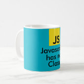 Javascript hat keine Klasse Kaffeetasse (Vorderseite Links)