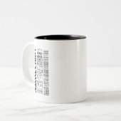 Javascript-Ingenieur Zweifarbige Tasse (Vorderseite Links)