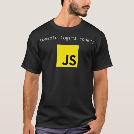 JavaScript Js Code Coding Programmer Tech Develope T-Shirt (Vorderseite)