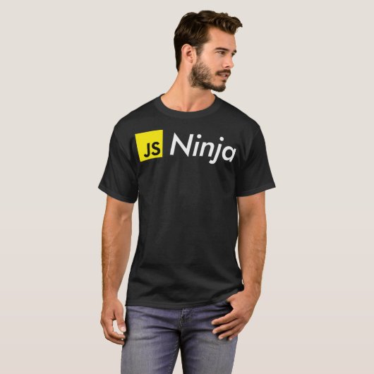 JavaScript JS Ninja - für Software Dev Comp Sci Ha T-Shirt (Vorne ganz)