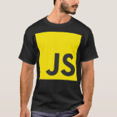 JavaScript JS React Angular Vue Node Programmer Ge T-Shirt (Vorderseite)