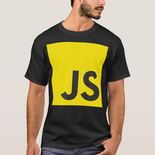 JavaScript JS React AngularJS Vuejs Nodejs Program T-Shirt (Vorderseite)