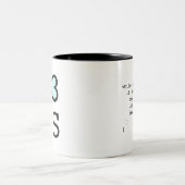 Javascript-Kaffee-Tasse (#c0ffee Bruch) Zweifarbige Tasse (Mittel)
