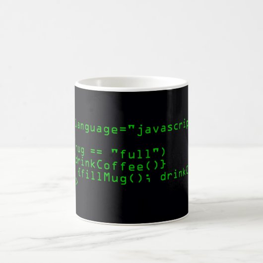 Javascript-Kaffee-Tasse Kaffeetasse (Mittel)
