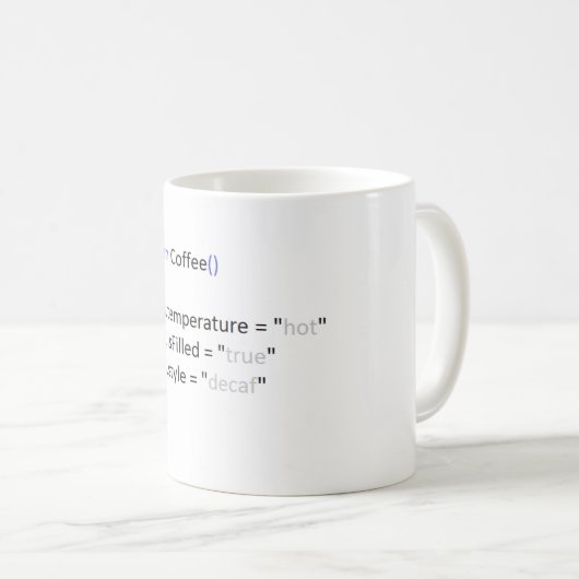 Javascript-Kaffee-Tasse Kaffeetasse (VorderseiteRechts)