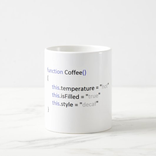 Javascript-Kaffee-Tasse Kaffeetasse (Mittel)