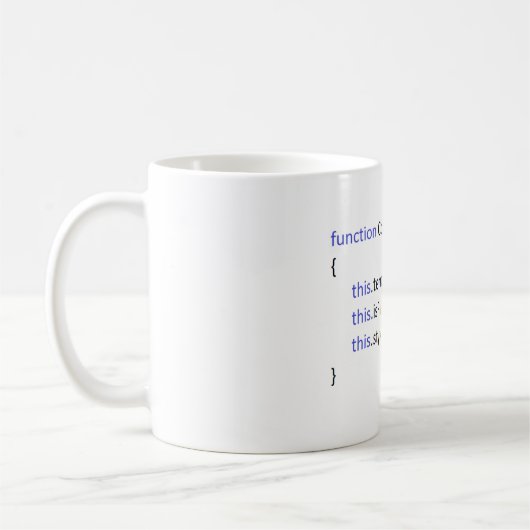 Javascript-Kaffee-Tasse Kaffeetasse (Links)