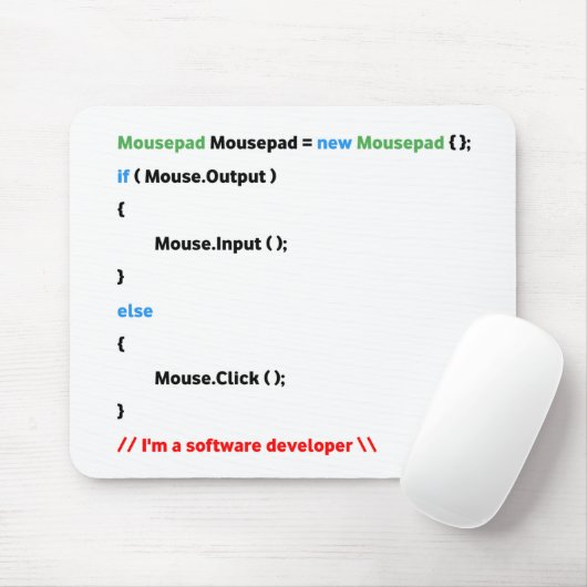JavaScript Mousepad. Unique(Software-Entwickler) Mousepad (Mit Mouse)