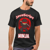 JavaScript Ninja Programmer Premium  T-Shirt (Vorderseite)
