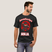 JavaScript Ninja Programmer Premium  T-Shirt (Vorne ganz)