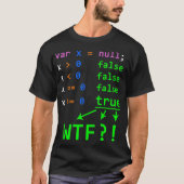 Javascript Programmier-Joke mit null Wert für de T-Shirt (Vorderseite)