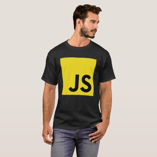 JavaScript Programmierer JS Computerentwickler T-Shirt (Vorne ganz)