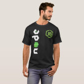 JavaScript Programmierer JS Node PC Developers T-Shirt (Vorne ganz)