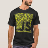 JavaScript Shirt Original JS Framework Cloud Yell (Vorderseite)
