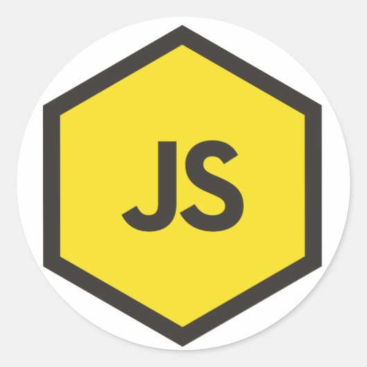 Javascript Sticker -js Aufkleber (Vorderseite)