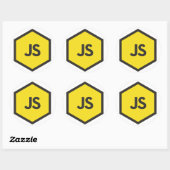 Javascript Sticker -js Aufkleber (Blatt)