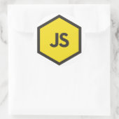 Javascript Sticker -js Aufkleber (Tasche)