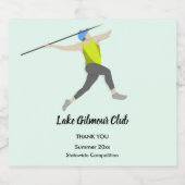 Javelin Alkoholflaschenetikett (Einzelnes Label)