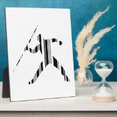 JAVELIN BAR CODE Sportspur- und Feldmuster Fotoplatte (Seite)