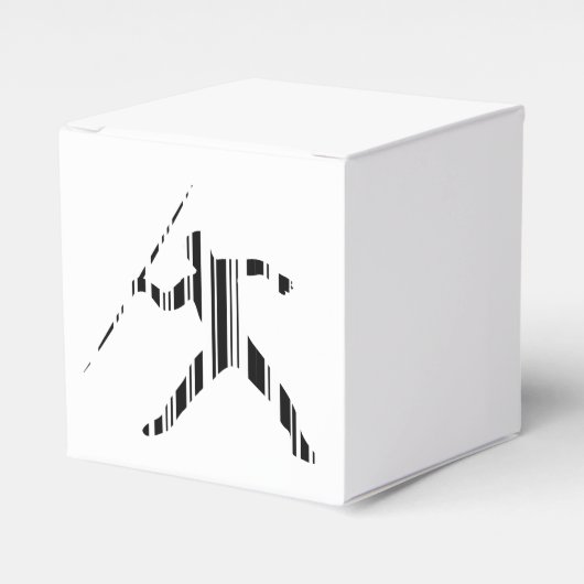 JAVELIN BAR CODE Sportspur- und Feldmuster Geschenkschachtel (Vorderseite)