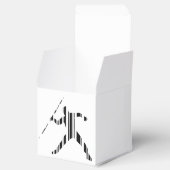 JAVELIN BAR CODE Sportspur- und Feldmuster Geschenkschachtel (Geöffnet)