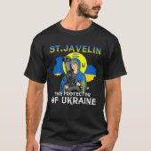 Javelin der Beschützer der Ukraine Retro Peace U T-Shirt (Vorderseite)