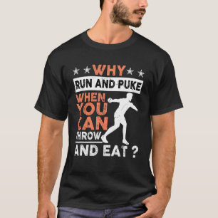 Javelin Discus Thrower Sport Joke Athlete Hammer C T-Shirt