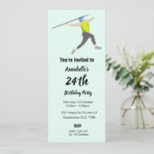 Javelin Einladung (Stehend Vorderseite)