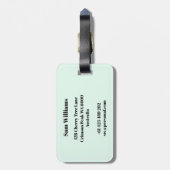 Javelin Gepäckanhänger (Rückseite vertikal)