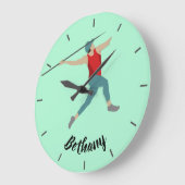 Javelin Große Wanduhr (Winkel)