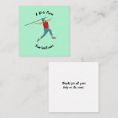 Javelin Mitteilungskarte (Vorne/Hinten)