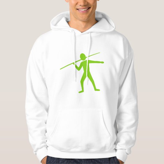 Javelin Trower - Martian Green Hoodie (Vorderseite)