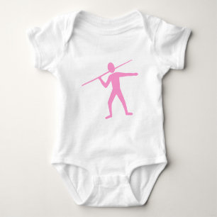 Javelin Trower - Pink Baby Strampler