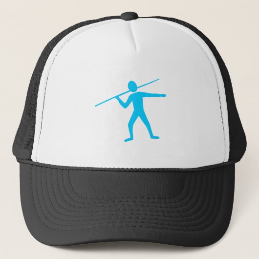 Javelin Trower - Sky Blue Truckerkappe (Vorderseite)