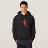 Javelin Trower - tropisches Rosa Hoodie (Vorne ganz)