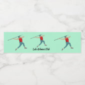 Javelin Wasserflaschenetikett (Einzelnes Label)