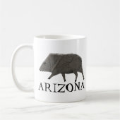 Javelina ARIZONA Wüste Wild Animal Peccary Nature Kaffeetasse (Links)