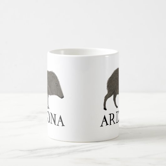 Javelina ARIZONA Wüste Wild Animal Peccary Nature Kaffeetasse (Mittel)