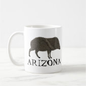 Javelina ARIZONA Wüste Wild Animal Peccary Nature Kaffeetasse (Links)