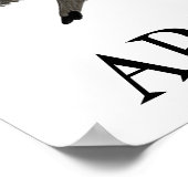 Javelina Desert Animals ARIZONA Art Poster (Ecke)