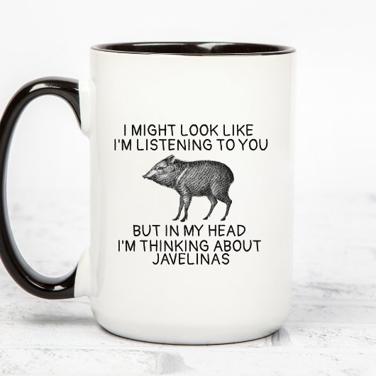 Javelina Mug, Peccary Gifts, Funny Javelina Coffee Tasse