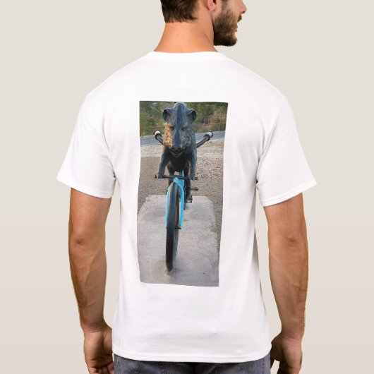 Javelina-Radfahrer T-Shirt (Rückseite)